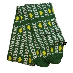 John Deere‎ | Scarf | Green White Yellow | Logo | Knit | No Pom Poms